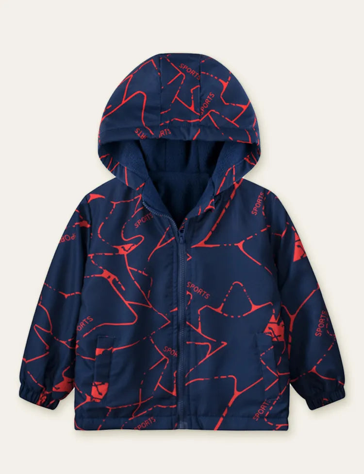 Unisex Sports Casual Hooded Jacket - Mini Taylor