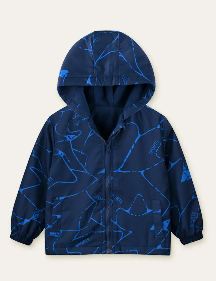 Unisex Sports Casual Hooded Jacket - Mini Taylor